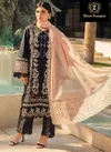 492 Ziaaz Designs Embroidery Rayon Pakistani Suits Wholesale Price In Surat